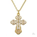 Collier porte-bonheur avec croix de Saint Nicolas