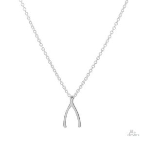 Collier en os des vœux, symbole de chance et protection