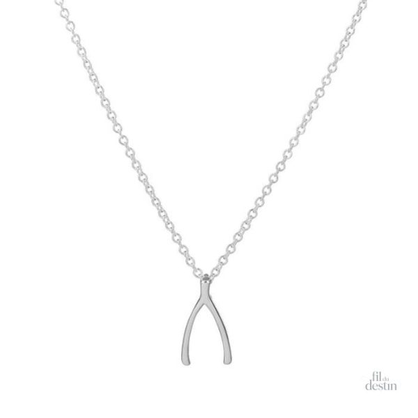 Collier en os des vœux, symbole de chance et protection