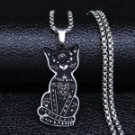 Collier élégant pour chat noir chanceux