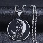 Collier chat noir, symbole de bonne fortune