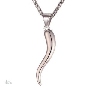 Collier cornicello rouge, accessoire de protection