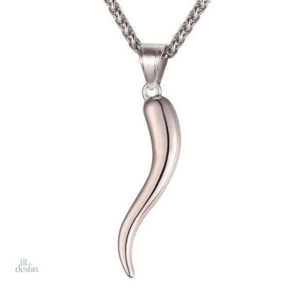 Collier cornicello rouge, accessoire de protection