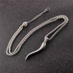 Collier cor italien, amulette de chance et de sécurité