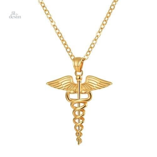 collier-de-la-caducee-d-hermes-1 Collier porte-bonheur caducée d'Hermès en design élégant