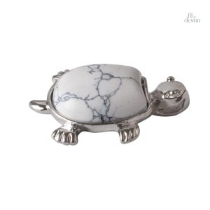 Bijou porte-bonheur en forme de tortue, inspiration océanique