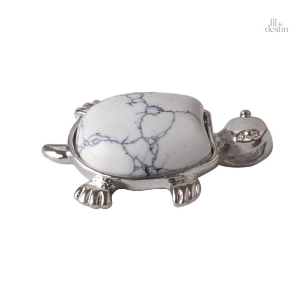 Bijou porte-bonheur en forme de tortue, inspiration océanique