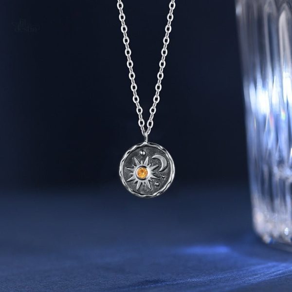Collier lunaire et solaire, équilibre parfait entre opposés