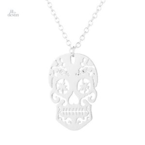 Bijou crâne mexicain, symbole de chance et protection