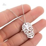 Collier tendance crâne moderne, style audacieux