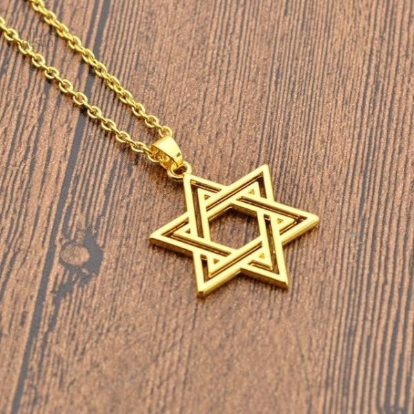 Bijou étoile de David, symbole de protection et de chance