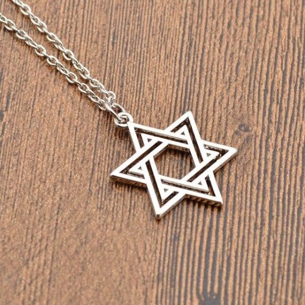 Collier porte-bonheur étoile de David, élégance spirituelle