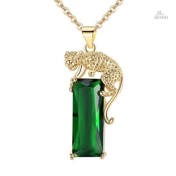 collier-jaguar-et-pierre-precieuse-1 Collier jaguar avec pierre précieuse, symbole de protection