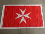 Bannière de la croix de Malte, symbole historique distinctif
