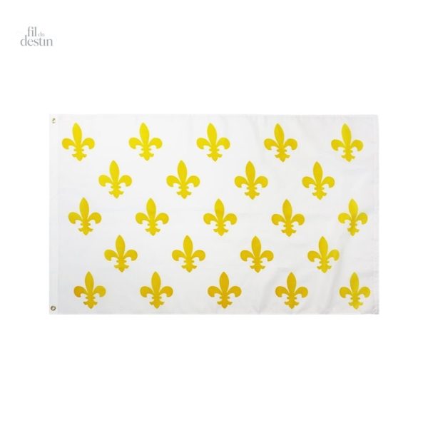 drapeau-de-la-france-medievale-1 Drapeau médiéval de la France, bannière historique