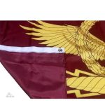 Drapeau vintage inspiré de la Rome antique et son histoire