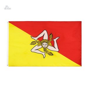 Drapeau de la Sicile, bannière emblématique de l'île