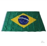 Drapeau du Brésil, bannière colorée et emblématique