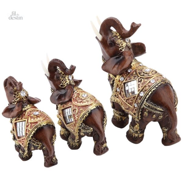 Porte-bonheur thaï éléphant, tradition et élégance