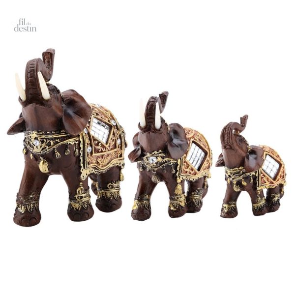 Éléphant de la famille royale en décoration porte-bonheur