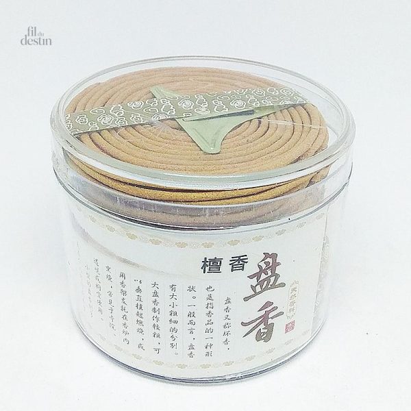 Encens porte-bonheur en forme de spirale, ambiance apaisante
