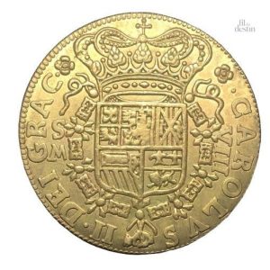 Escudo espagnol 1699, porte-bonheur historique