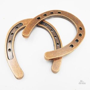 Symbole de chance, fer à cheval en métal à suspendre