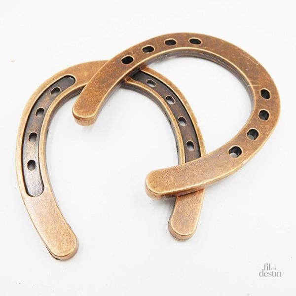 Symbole de chance, fer à cheval en métal à suspendre