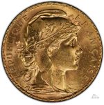 Franc porte-bonheur de 1909, symbole de chance et prospérité
