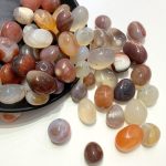Variantes de gemmes d'agate, couleur et texture uniques