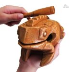Accessoire porte-bonheur, grenouille de Hangdong en couleur vive