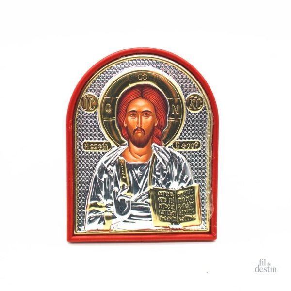 Icône religieuse de Jésus Christ en couleur traditionnelle