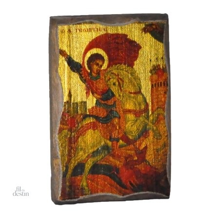 Icône de Saint George, symbole de protection et de foi