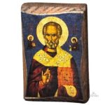 Icône de Saint Nicolas pour décoration spirituelle ou méditation