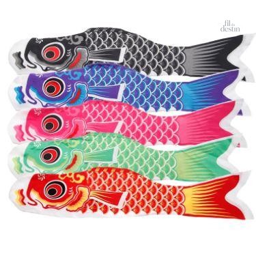 koinobori-ou-poisson-cert-volant-1 Koinobori, porte-bonheur japonais en forme de poisson volant