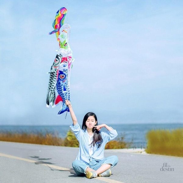 Koinobori décoratif, emblème de la culture japonaise