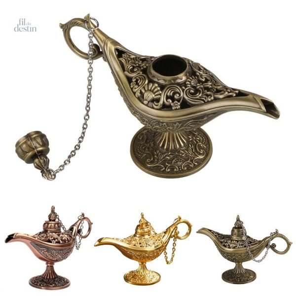 Lampe à huile traditionnelle, symbole de chance