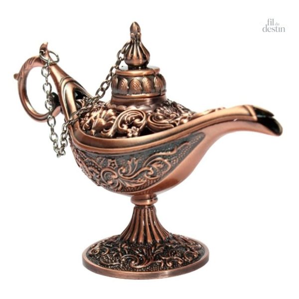 Design oriental de lampe à huile, objet de décoration