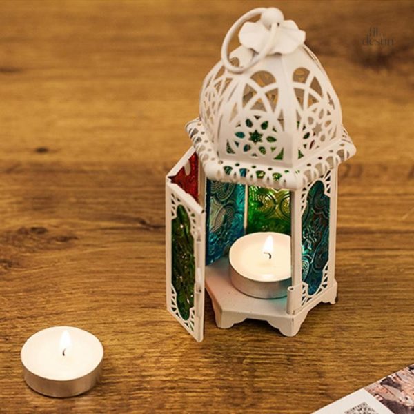 Accessoire de fête, lanterne du Ramadan en fer