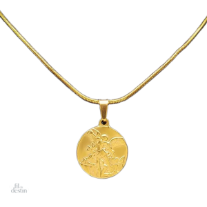 Médaille de l'Archange Gabriel en métal religieux