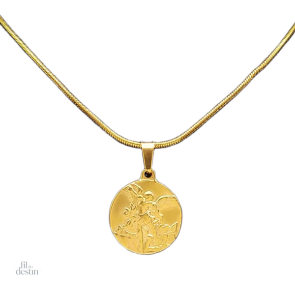 medaille-de-archange-gabriel-1 Médaille de l'Archange Gabriel en métal religieux