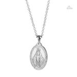 Médaille religieuse de Guadalupe en métal