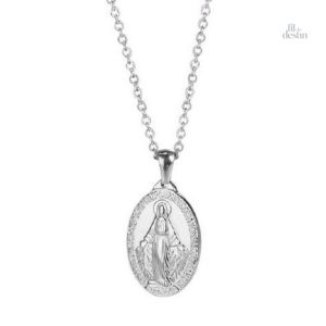 Médaille religieuse de Guadalupe en métal