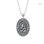 Médaille Saint Antoine de Padoue en métal religieux