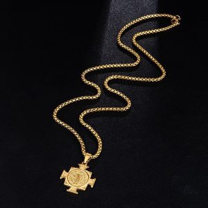 Médaille religieuse de protection Saint Benoît