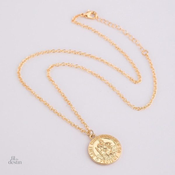Médaille chrétienne Saint Christophe pour dévotion