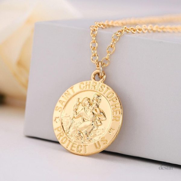 Pendentif Saint Christophe, symbole de foi et de sécurité