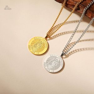 Médaille décorative de Saint Raphaël pour dévotion