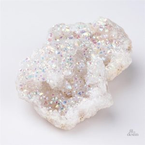 Géode de quartz naturelle, pierre de bien-être