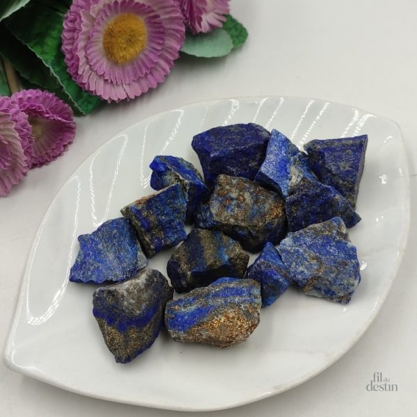 Cristal brut de lapis lazuli, idéal pour lithothérapie